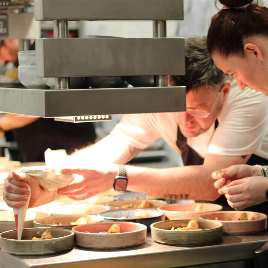 Exclusive Dining Kilkenny - Two Chefs Plating Food